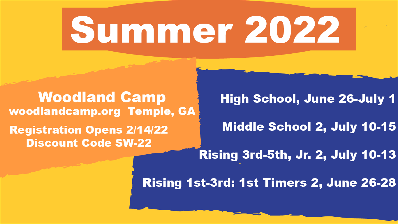 Woodland Camp Summer Registration
